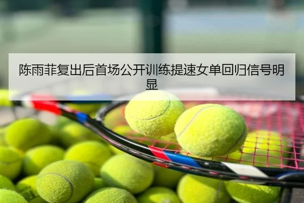 陈雨菲复出后首场公开训练提速女单回归信号明显